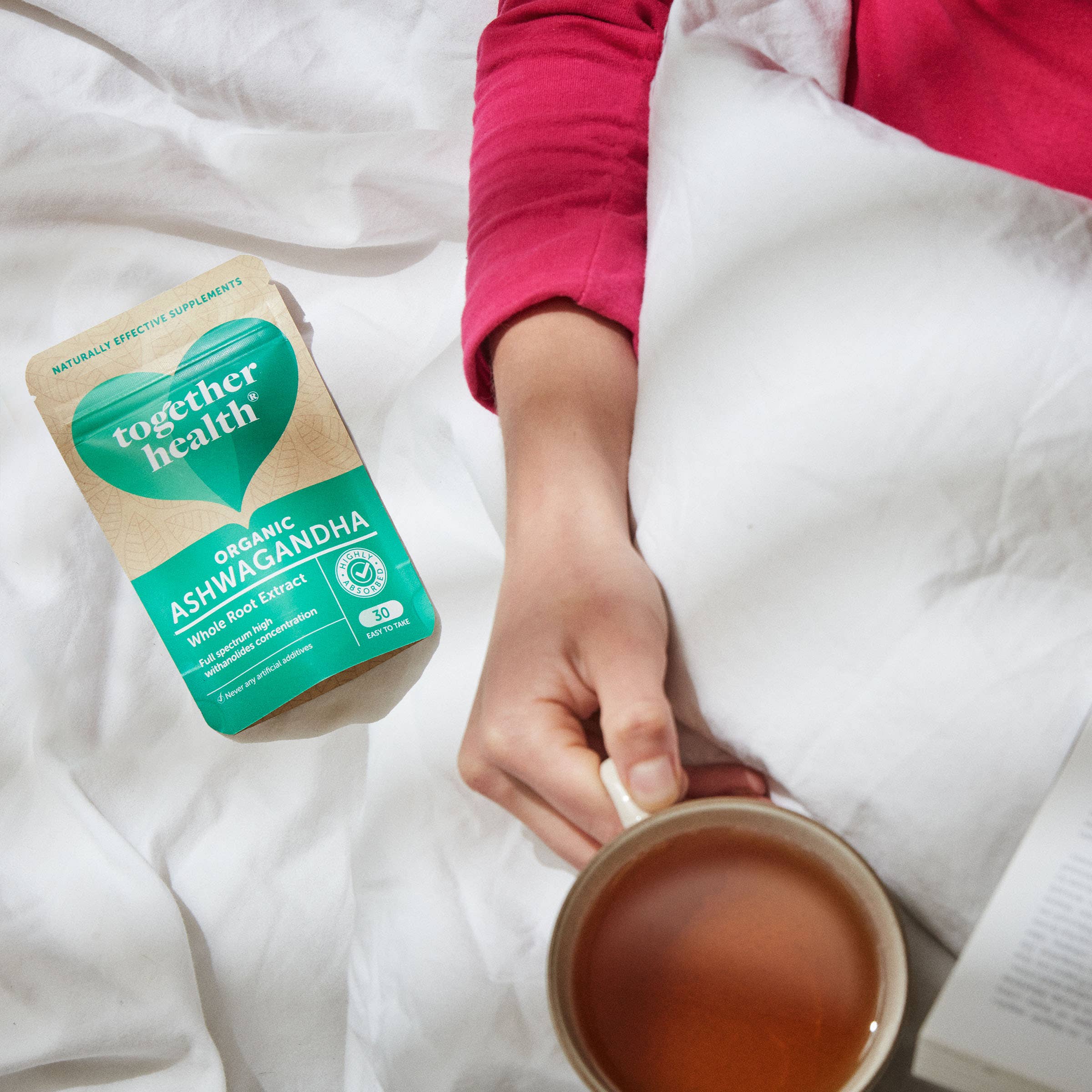 Together Health – Engroshandel Kosttilskud og vitaminer – Ashwagandha kosttilskud – Økologisk – 30 kapsler5