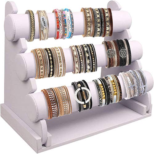 Maya J - Wholesale Woven/Braided Bracelet - Bohemian Vegan Leather Cuff Bracelets - Full Display0