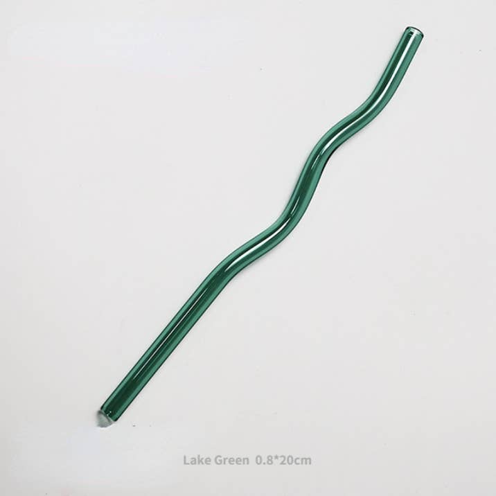 IVORE.GROUP (We cover All Import duty) - Wholesale Drinking Straw - Reusable Wave Glass Straws9