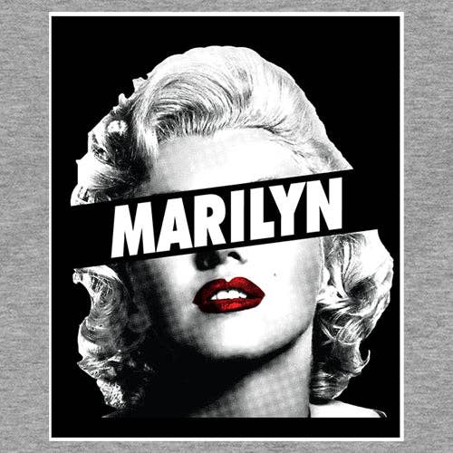 Expression Tees - Wholesale Screen Printed T-Shirt - Men's - Marilyn Monroe Censored Mens T-shirt16