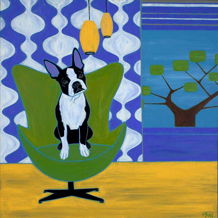 "MCM Sweetheart" - Limited Edition Matted Print for wholesale by Angela Bond Art