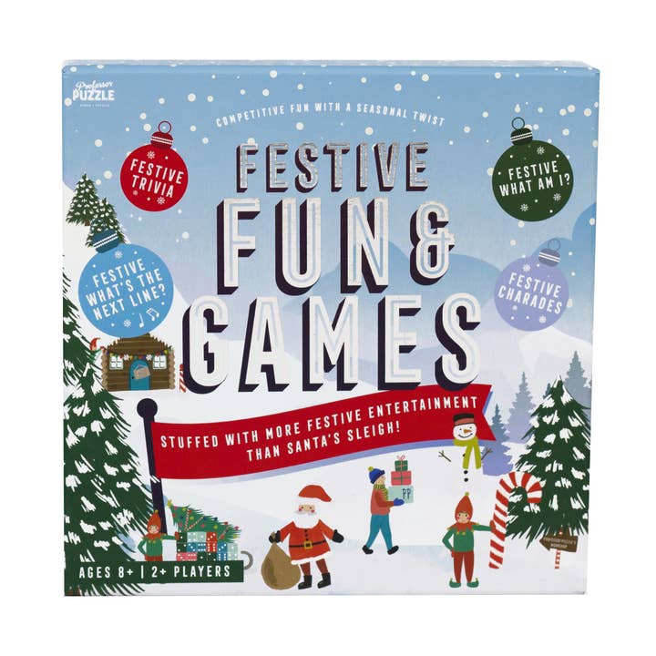 Festive Fun & Games for wholesale by Professor Puzzle USA, Inc.