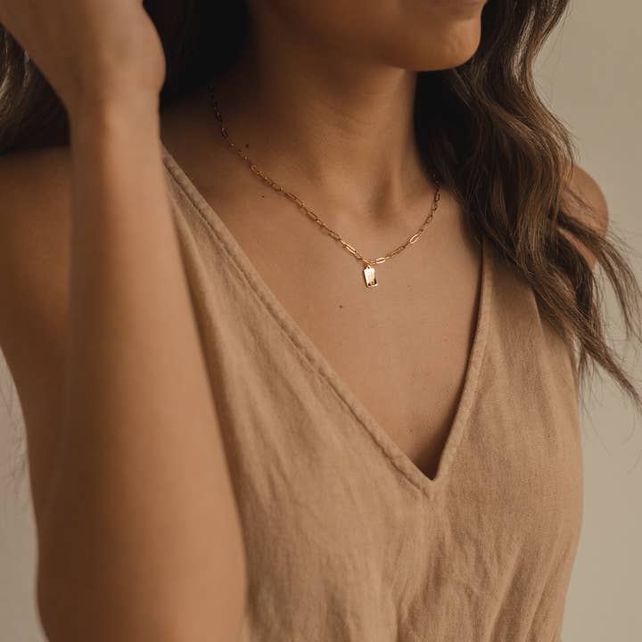 Dear Heart - Wholesale Pendant/Charm Necklace - Hope + Future Mini Tag Necklace | Christian Jewelry1