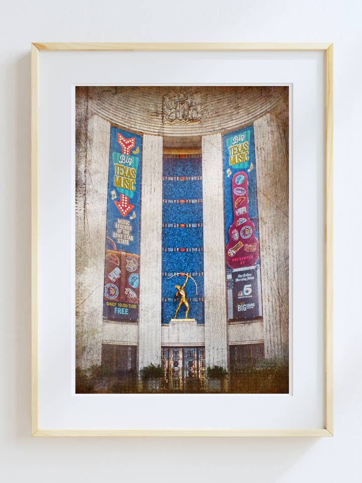 11X14 Dallas, Texas Fair Park Fiera di Stato del Texas per la vendita all'ingrosso da parte di Lone Chimney Mercantile