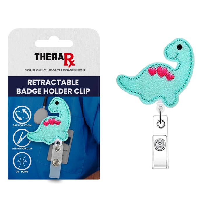 CLIP RETRÁCTIL PARA TARJETAS, DISEÑO DE DINOSAURIO para venta al por mayor de The American Gift Company (TAGCO)