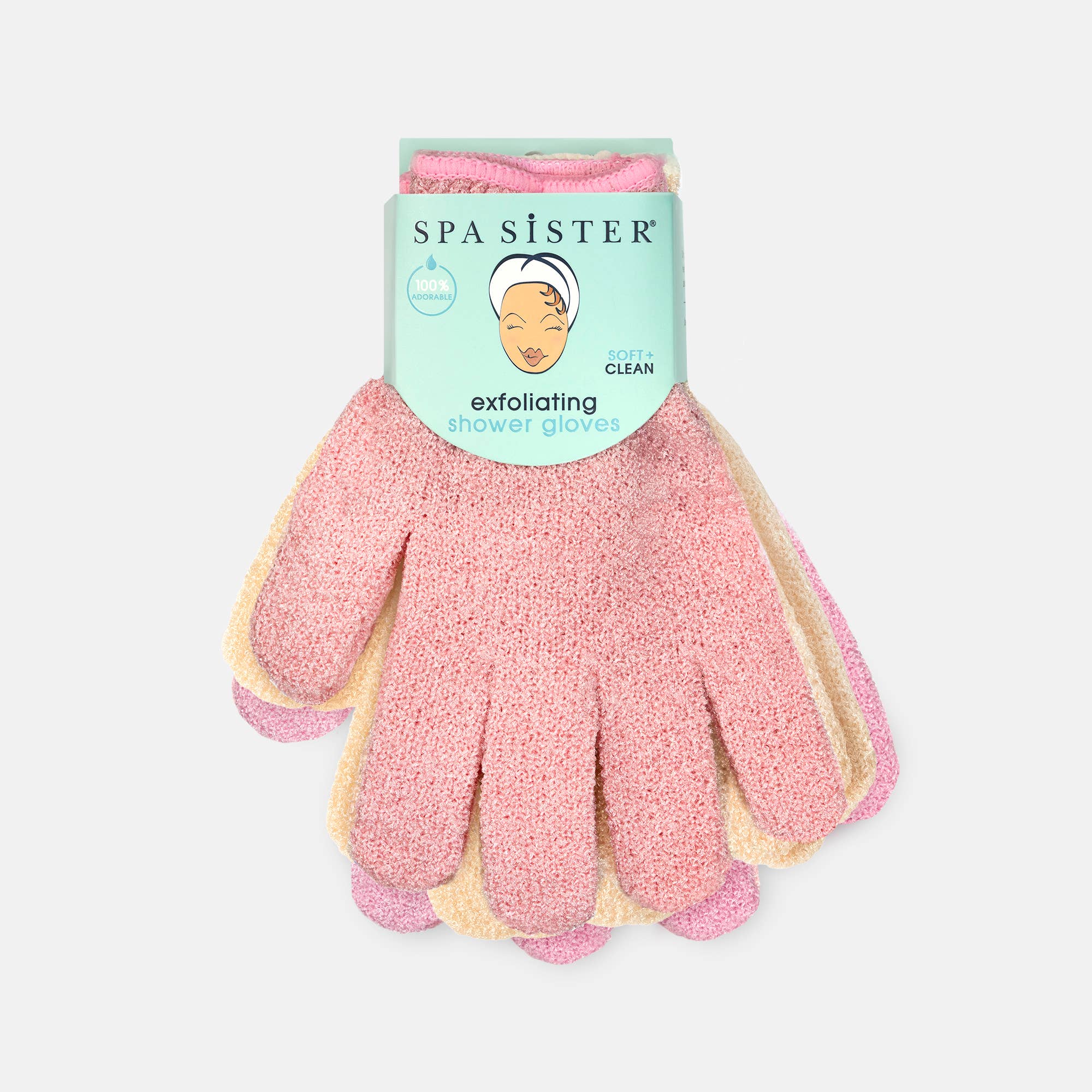 Bath Accessories Company - Wholesale Exfoliating Gloves/Mitts - Exfoliating Shower Gloves - Three Pairs7