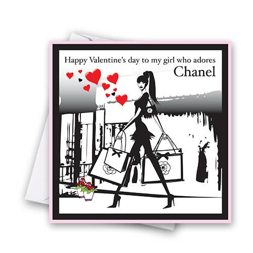 Tarjeta de San Valentín de moda - Coco San Valentín para venta al por mayor de Catherine Loves