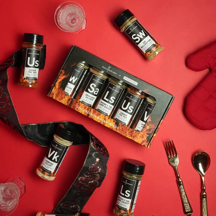 Spiceology - Wholesale Dried Spice Mix - Hell's Kitchen- Sinfully Delicious Variety Pack