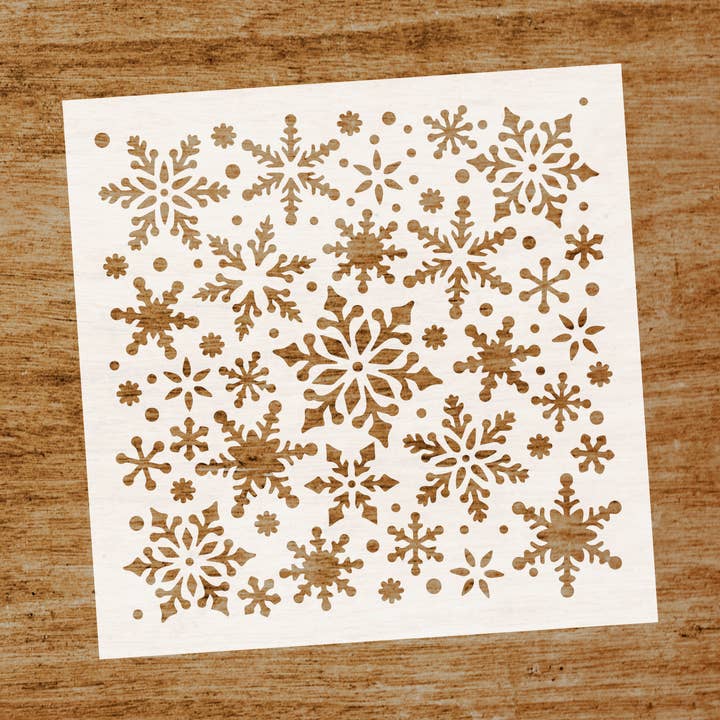 Stencil Snowflakes for wholesale by Evyre Scrapbooking