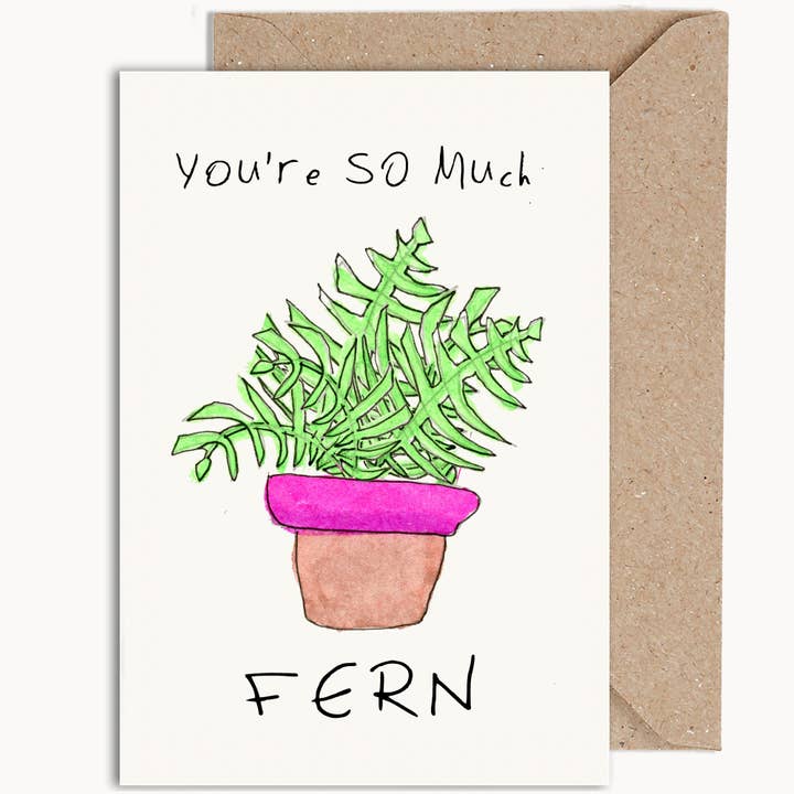 Eres mucho helecho para venta al por mayor de WeirdWatercolours