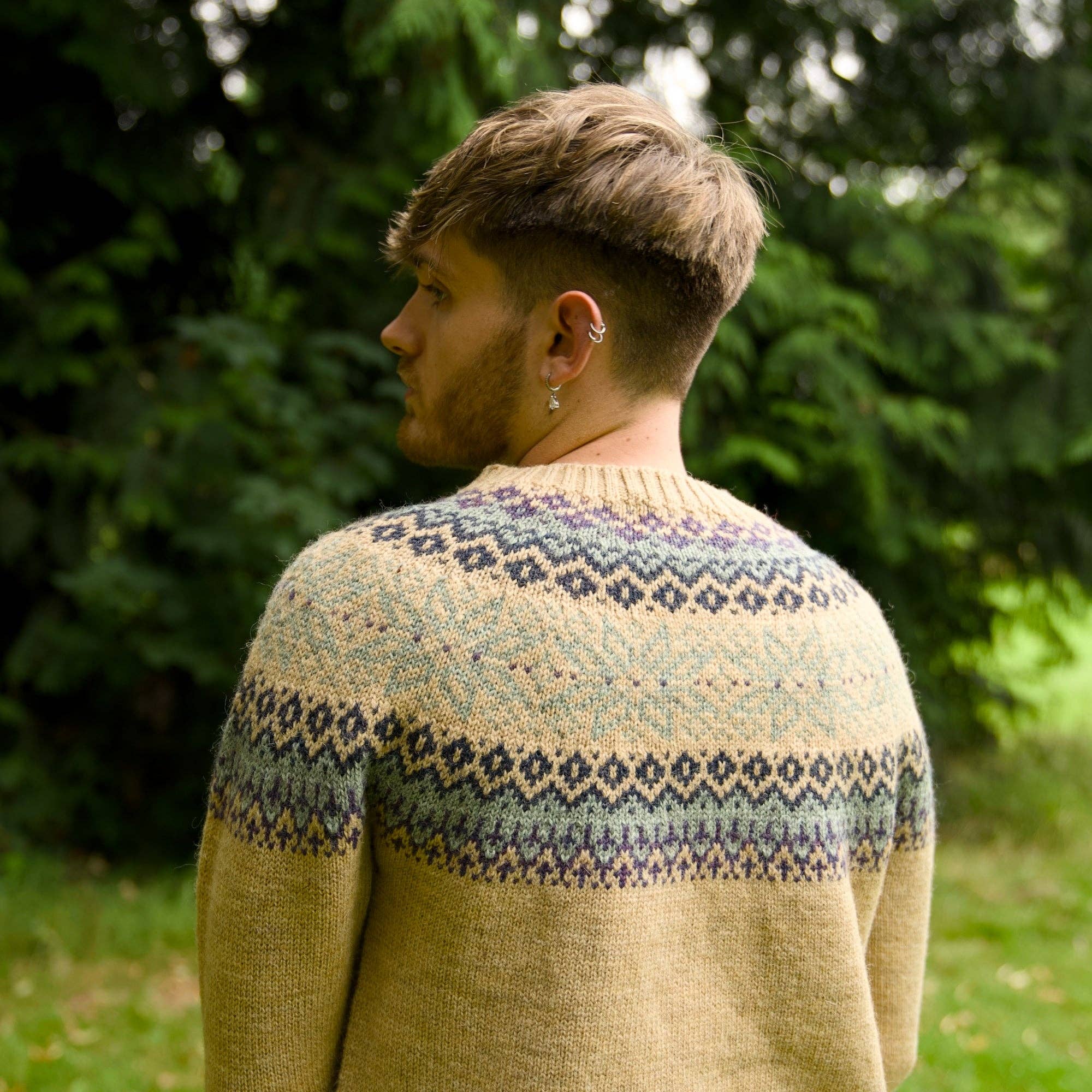 Mars Knitwear – wholesale Knitted jumper – Men′s – British Wool - Cobden - Moreland6