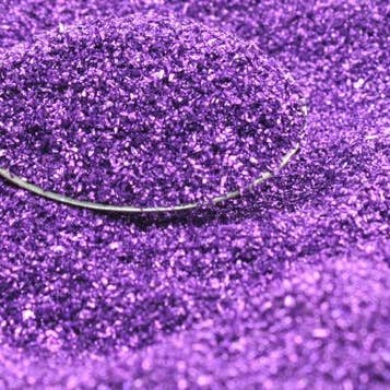 Violet - Sparkly German Glass Glitter - Fine 90 grit, 25g for wholesale by Meyer Imports