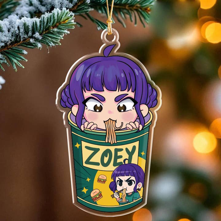 Embrova - Wholesale Ornament - Mira Rumi Zoey Acrylic Ornament, Demon Hunters Ornament2