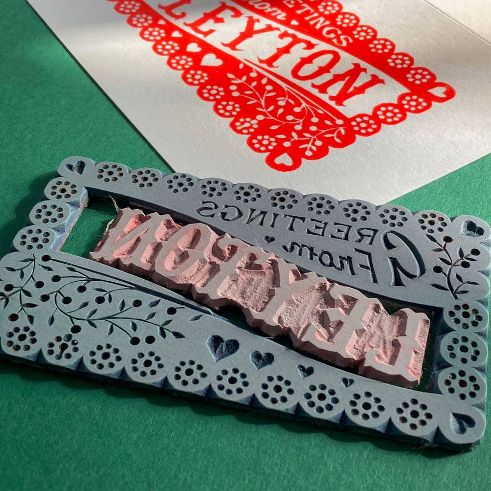 Pressed and Folded - Wholesale Everyday Greeting Card - Greetings From... YOUR TOWN! Card5