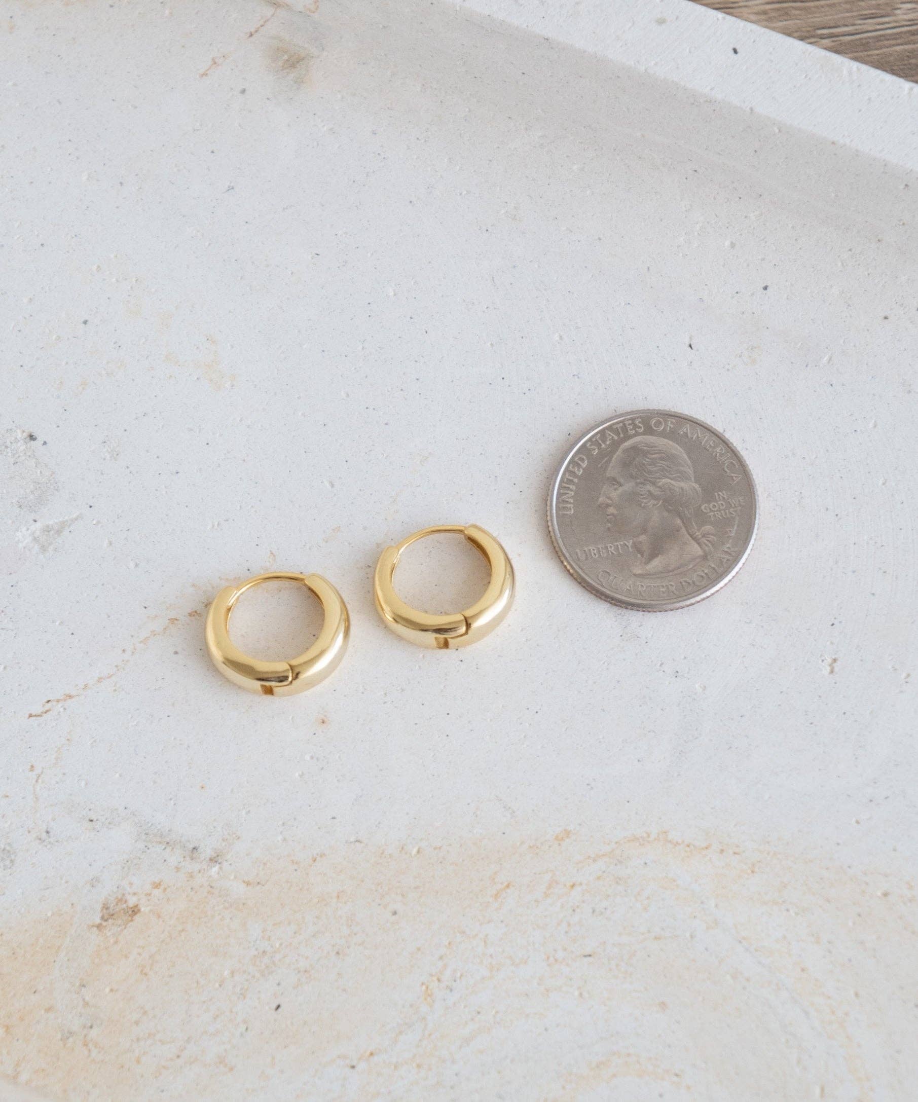 AALLYN - Wholesale Huggie Earrings - Isla Huggie Hoops5