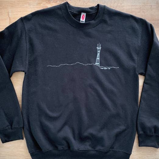Men's/Unisex Sutro Crewneck Sweatshirt for wholesale by New Skool