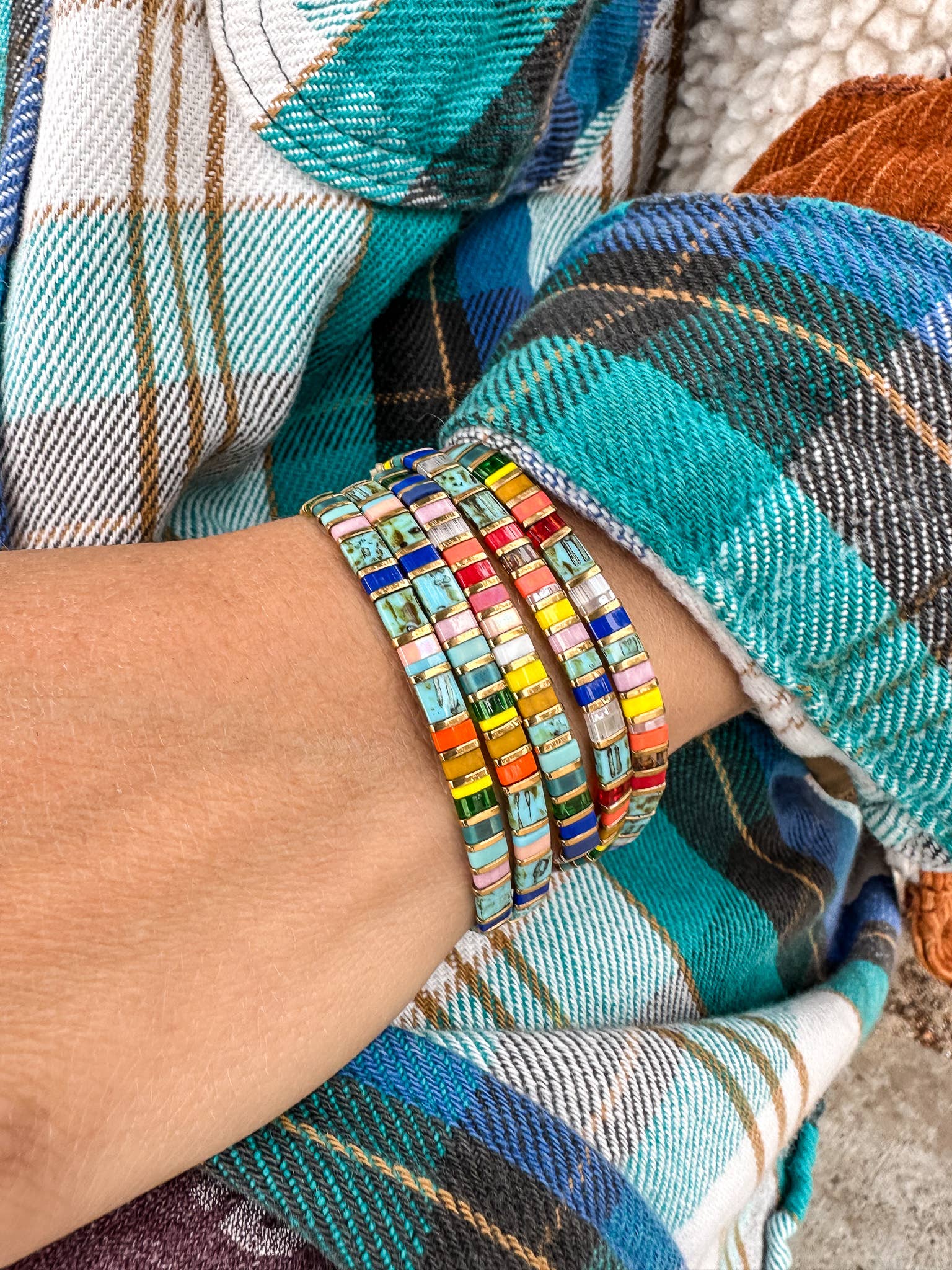 Born to Rock Jewelry - Wholesale Beaded Bracelet - Aloha - stackable stretch bracelet4