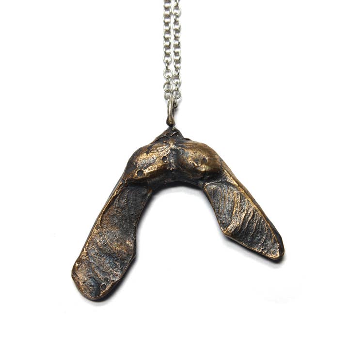 sugar maple necklace for wholesale by tree trunk arts