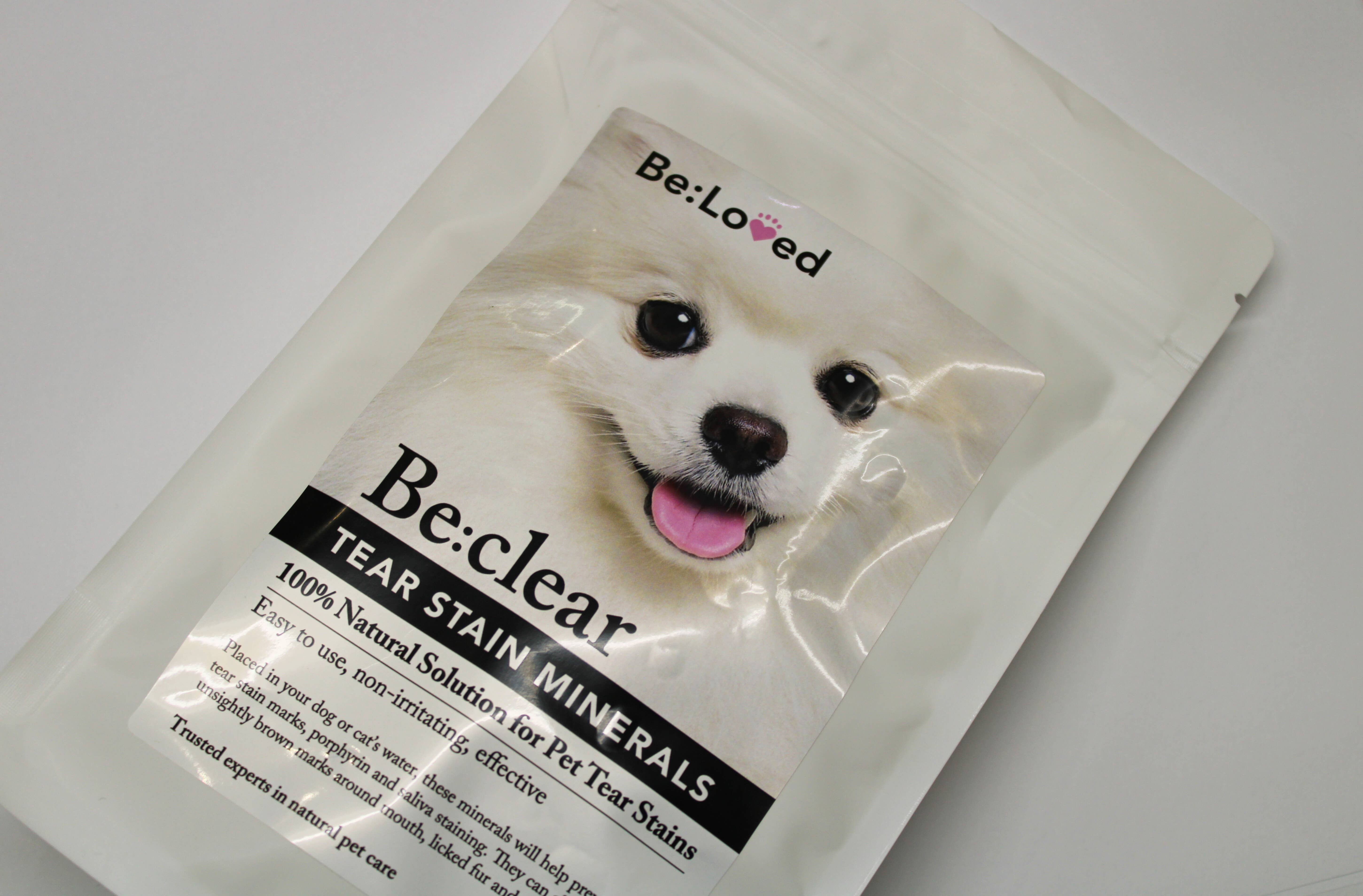 BeLoved, Natural Dog Grooming Products. - Wholesale Voedingssupplementen voor huisdieren - Kat/Hond - Be:Clear - Traanvlek Preventie Mineralen