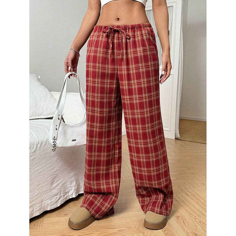 Masyal - Wholesale Pants - Women's - Spring and Autumn Women's High Waist Wide Leg Slim Pants15