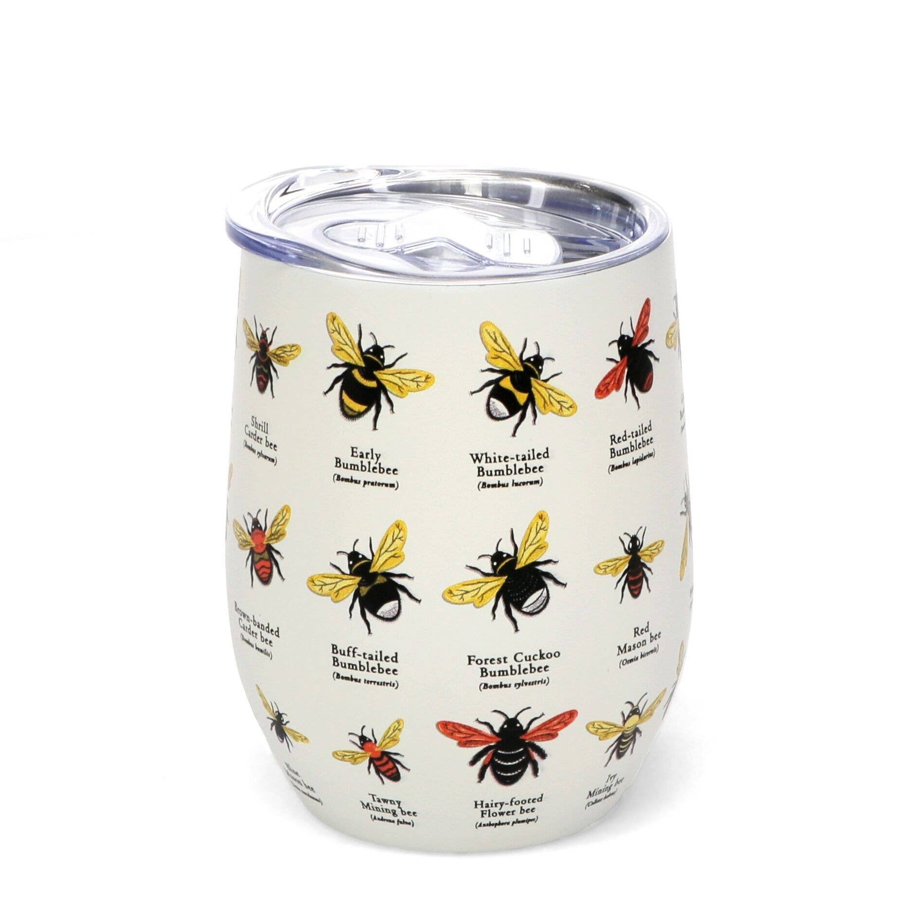 Rex B2B - UK - Vente Gourde/bouteille isotherme - Tasse de voyage 350ml - Abeilles de jardin1