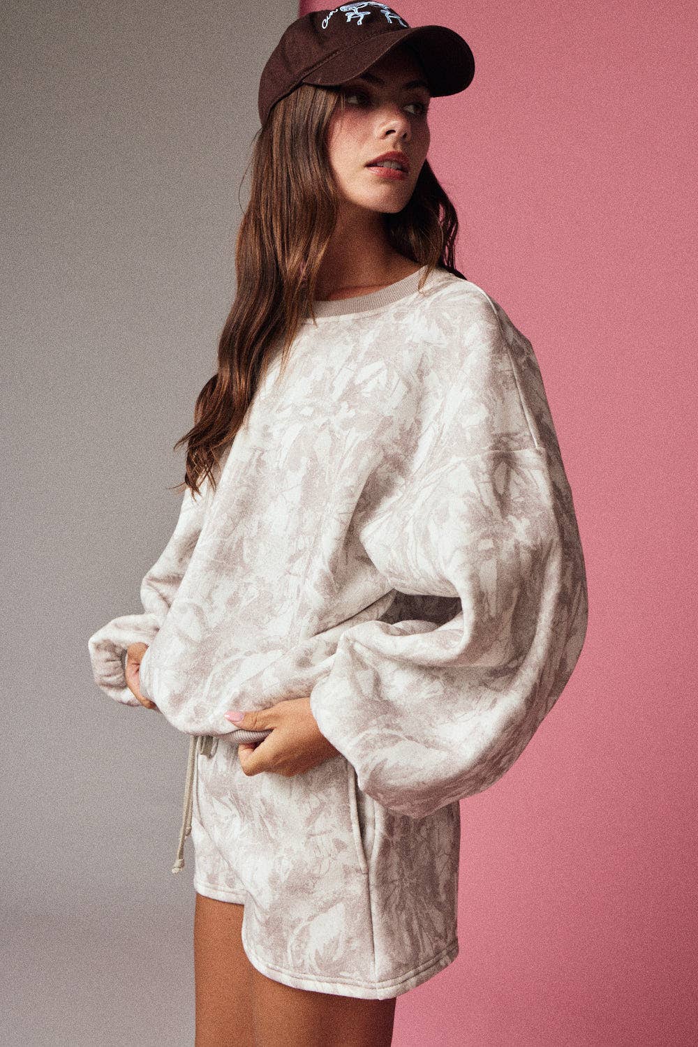 Papermoon - Wholesale Activewear Set - Women's - PX50791 - Woodland Camo Crewneck Set3