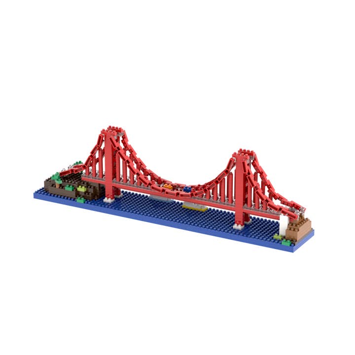 Brixies – wholesale Byggsats - Barn – Golden Gate-bron