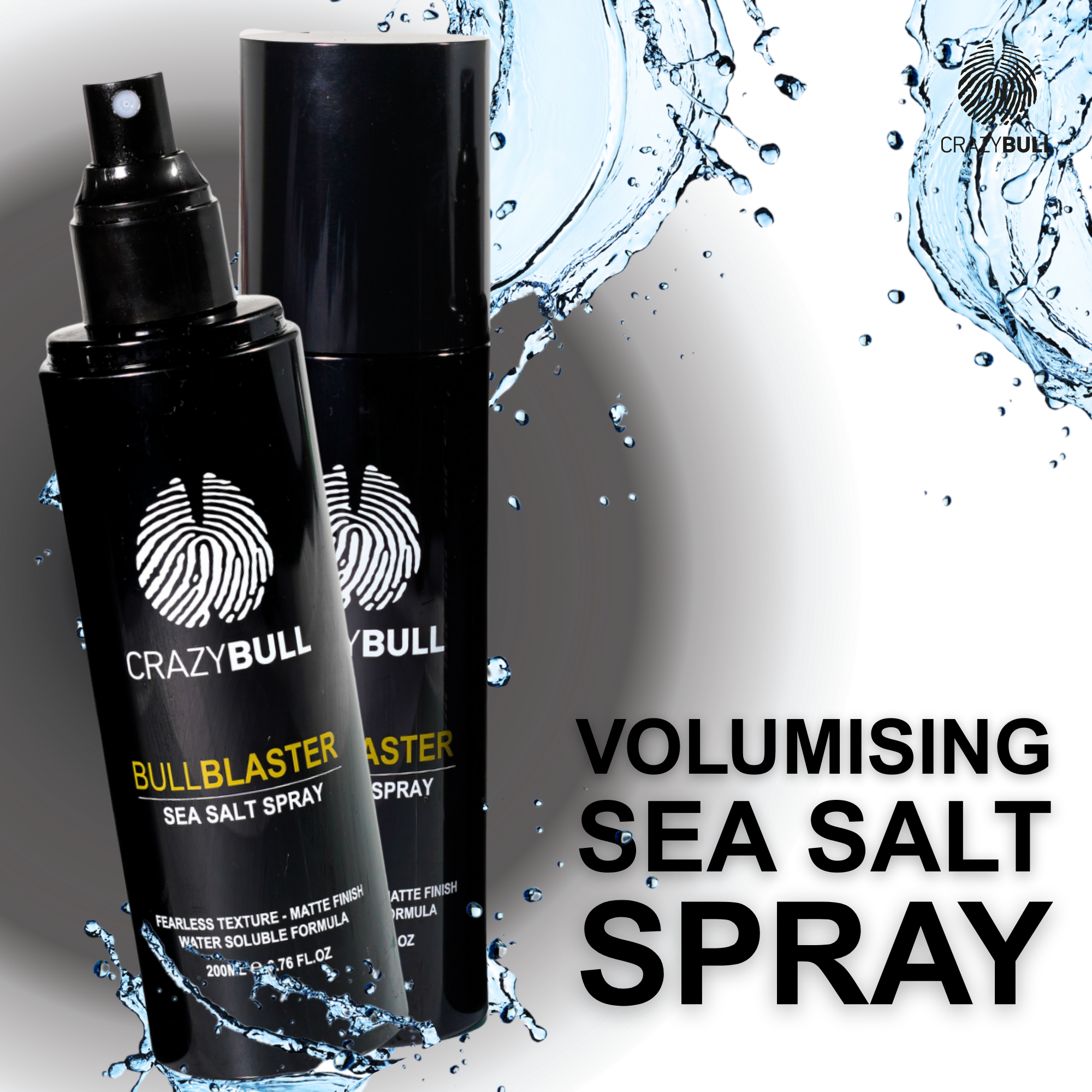 CRAZY BULL HAIR PRODUCTS - Wholesale Hair Spray - Crazy Bull Sea Salt Hair Thickening Volume Spray (12 Pack)1