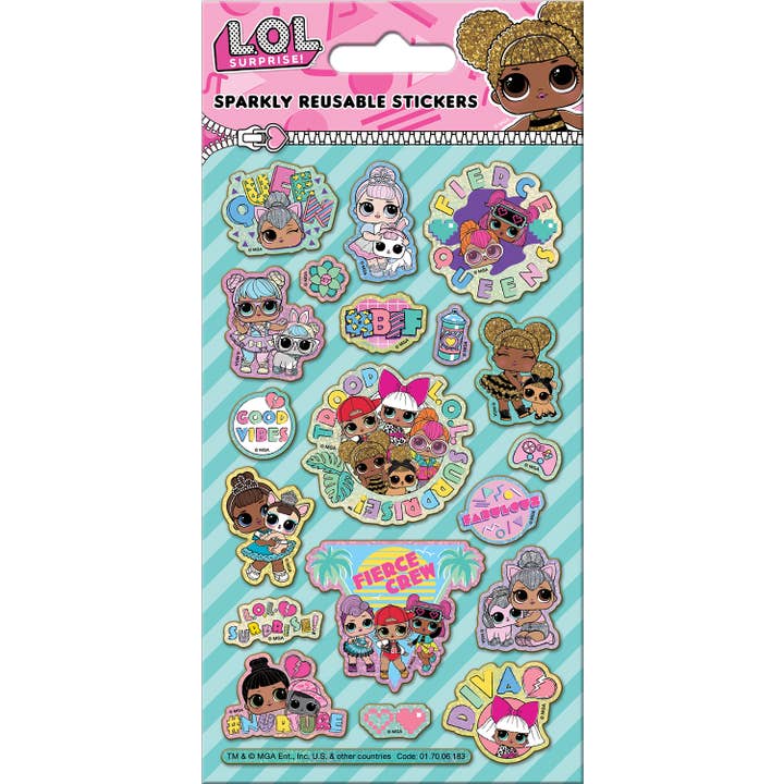 Paper Projects Ltd – wholesale Sticker – Child & baby – L.O.L. Surprise! Troop Foiled Sticker Pack