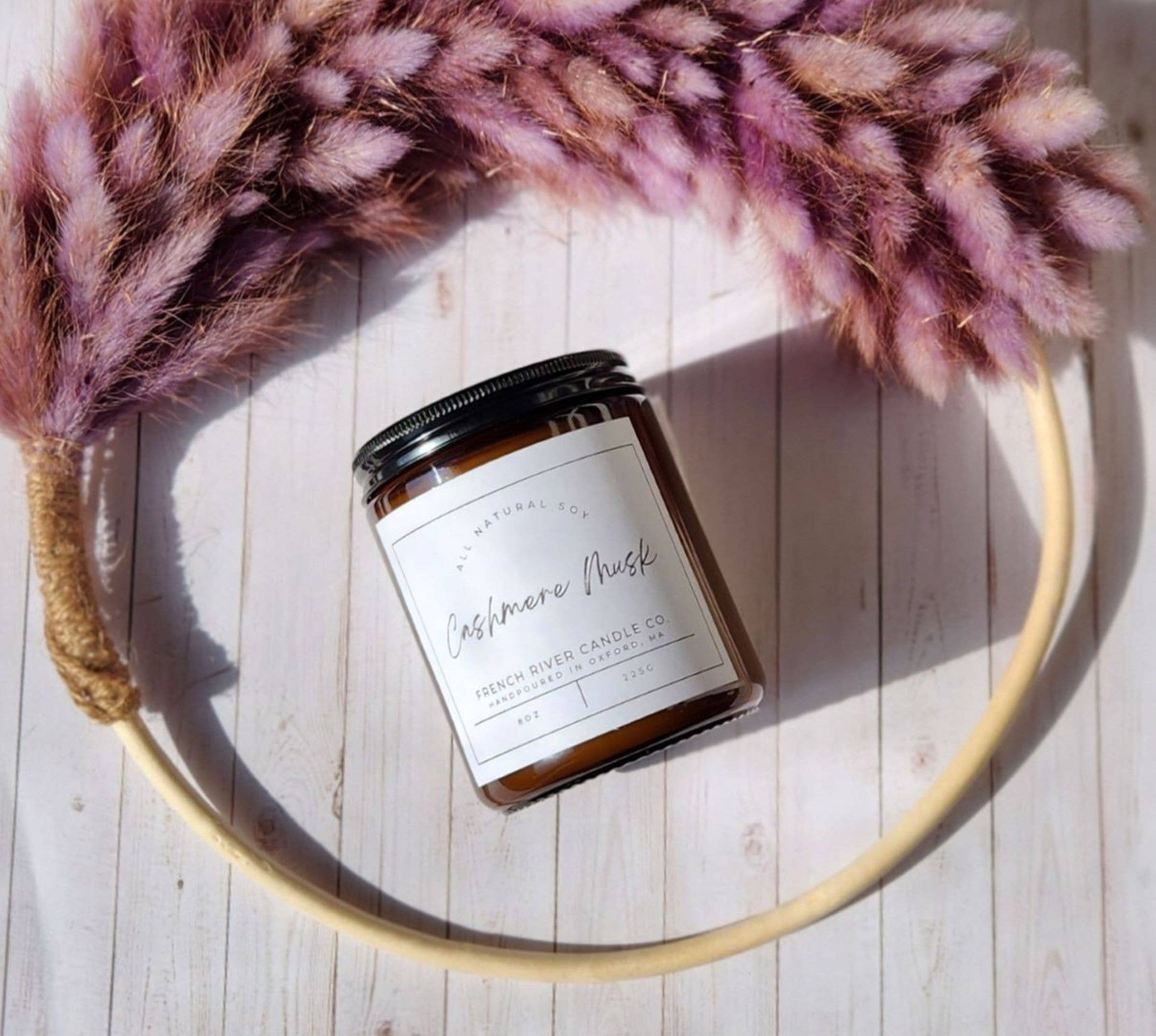 French River Candle Co. - Wholesale Jar/Filled Candle - Cashmere Musk Scented Soy Candle3