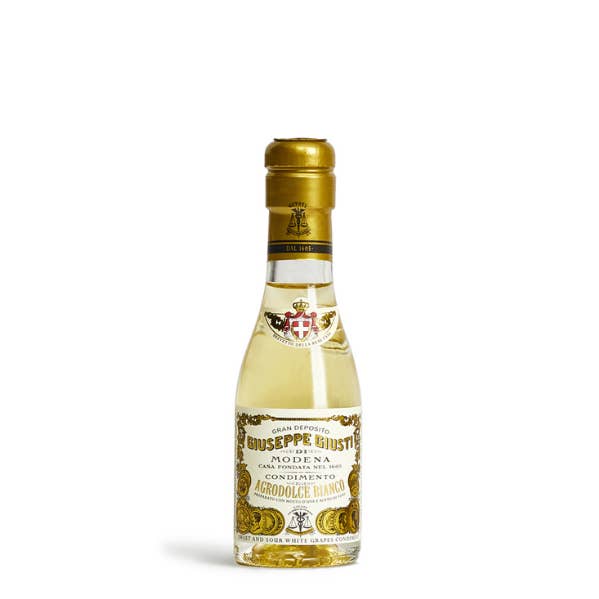 Condimento Agrodolce Bianco Champagnotta 100ml per la vendita all'ingrosso da parte di Acetaia Giusti