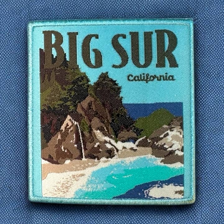 Big Sur, California | Woven Patch for wholesale by Blue Bison Apparel