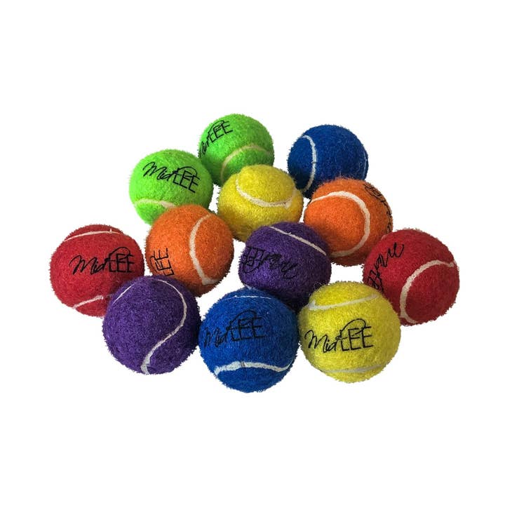 Midlee Designs - Wholesale Pet Fetch Ball - Dog - Midlee Mini 1.5" Dog Tennis Balls w/ Squeaker - Solid Colors0