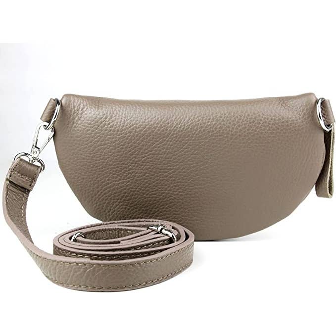 Cassette Barcelona - Wholesale Belt Bag - Women's - Cassette - Fanny Pack Leather Belt Bag Taupe1