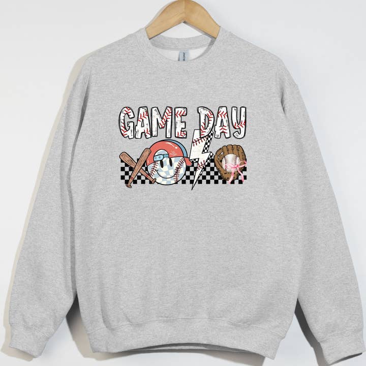 Game Day Baseball Print Letters for wholesale by Trendy Tees Wholesale And Boutique