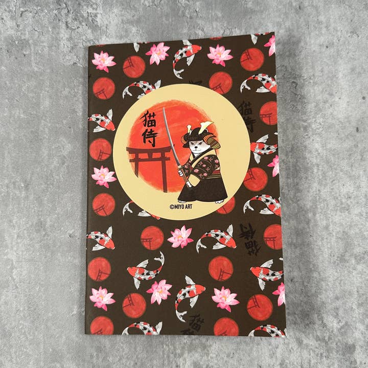 Carnet Ozzy Samurai pour la vente par Miyo Art Design