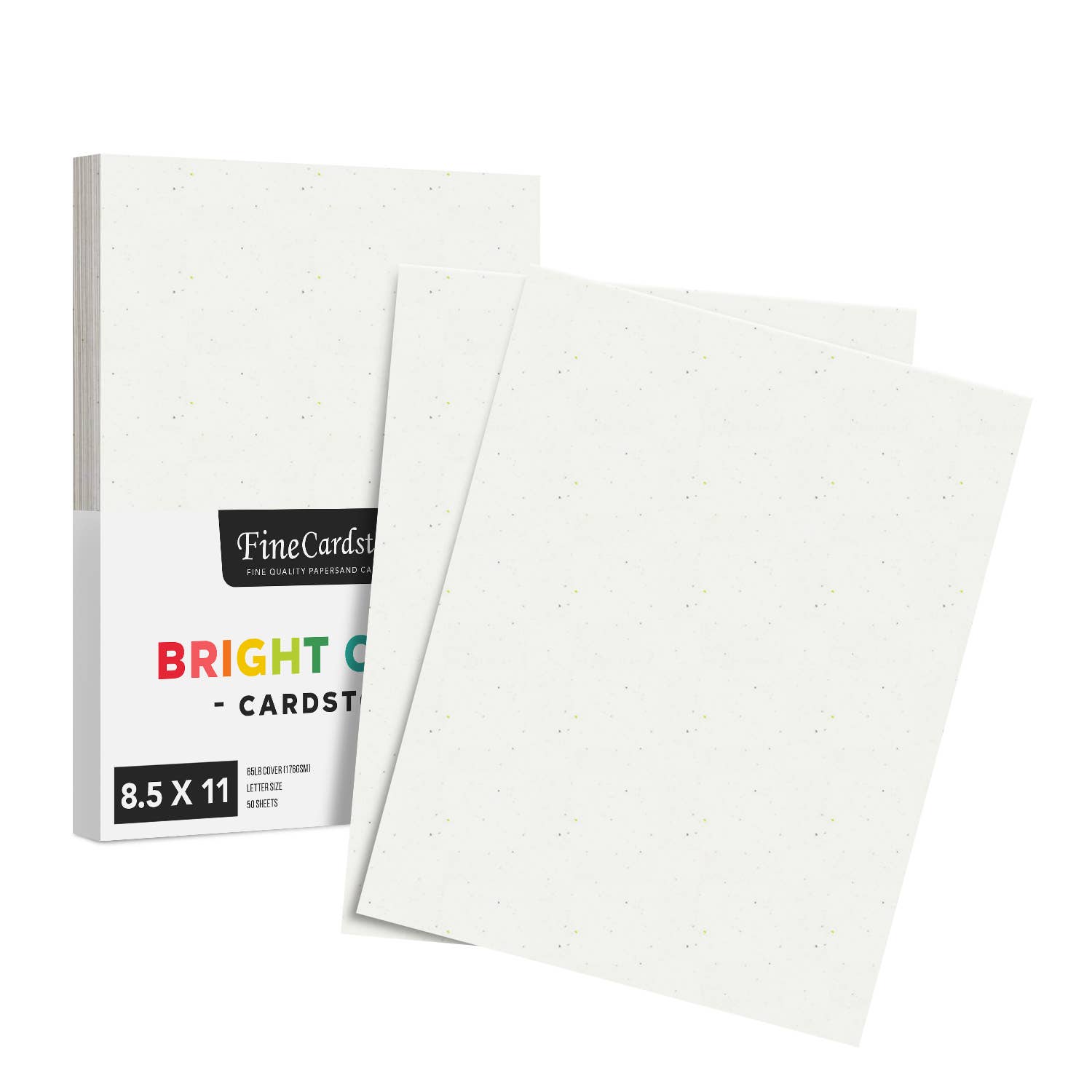 Fine Cardstock – wholesale Hantverkstillbehör – Ljus färg Cardstock papper - 65 lb täcka (176 GSM) - 50 Antal25