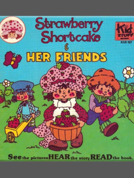 STRAWBERRY SHORTCAKE, Magnet, Button, Fridge, READ ALONG for wholesale by Ba Ba Buttons