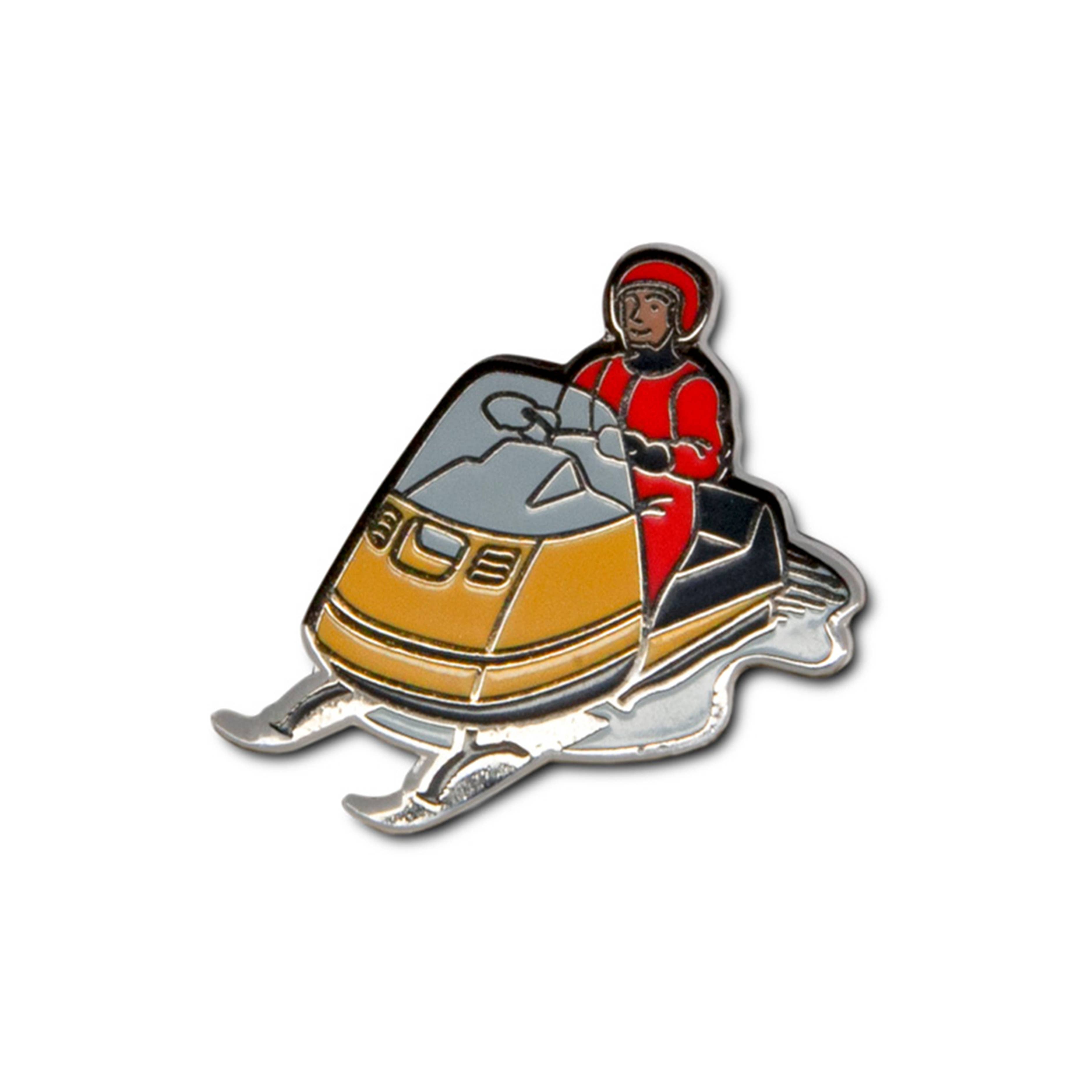 Peninsulas - Wholesale Lapel Pin/Button - Snowmobile Enamel Pin0