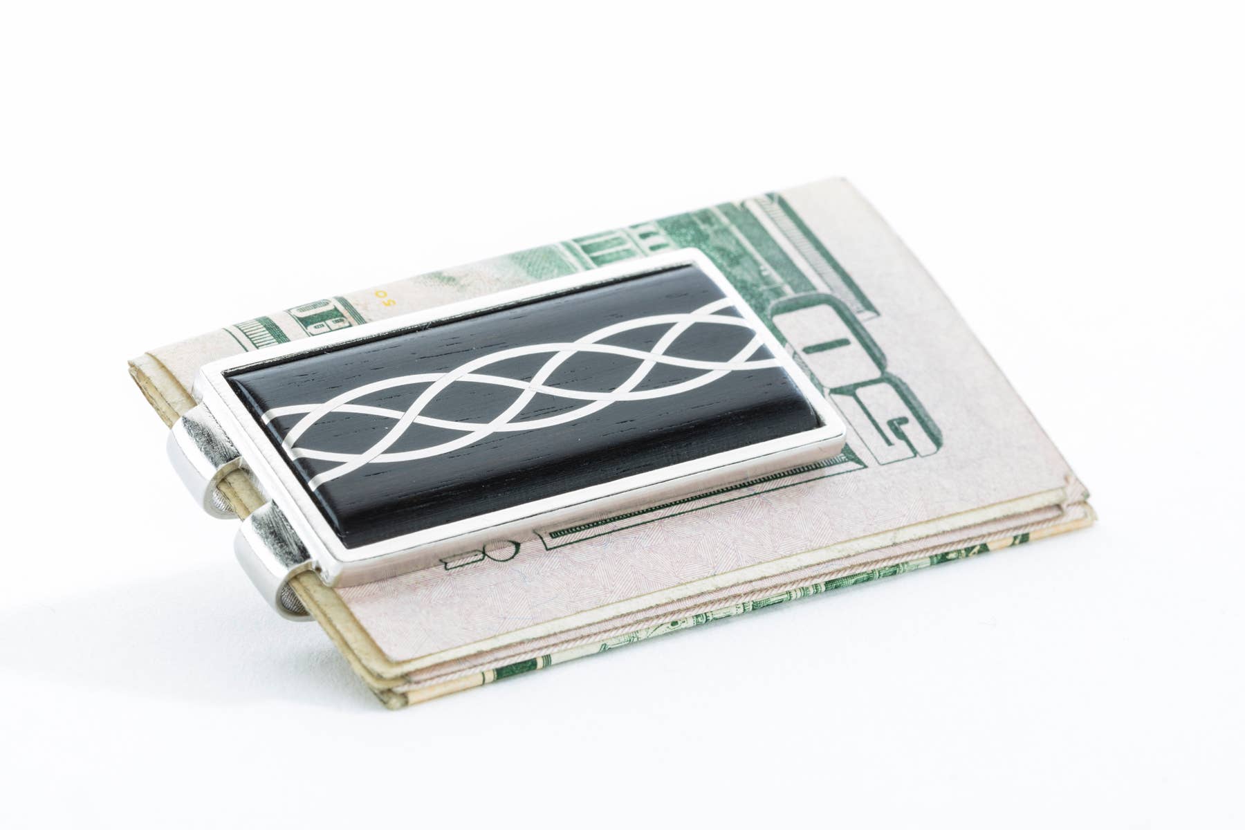 Davin and Kesler - Wholesale Money Clip - Unisex - Money Clip - Silver Inlay2