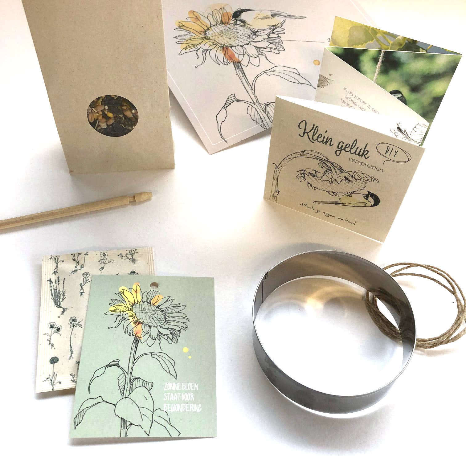 Veer&Moon - Wholesale DIY Craft Kit - Vogel cadeau doosje 'Klein Geluk'3