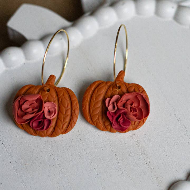 Floral Pumpkin for wholesale by ELT Art Creations