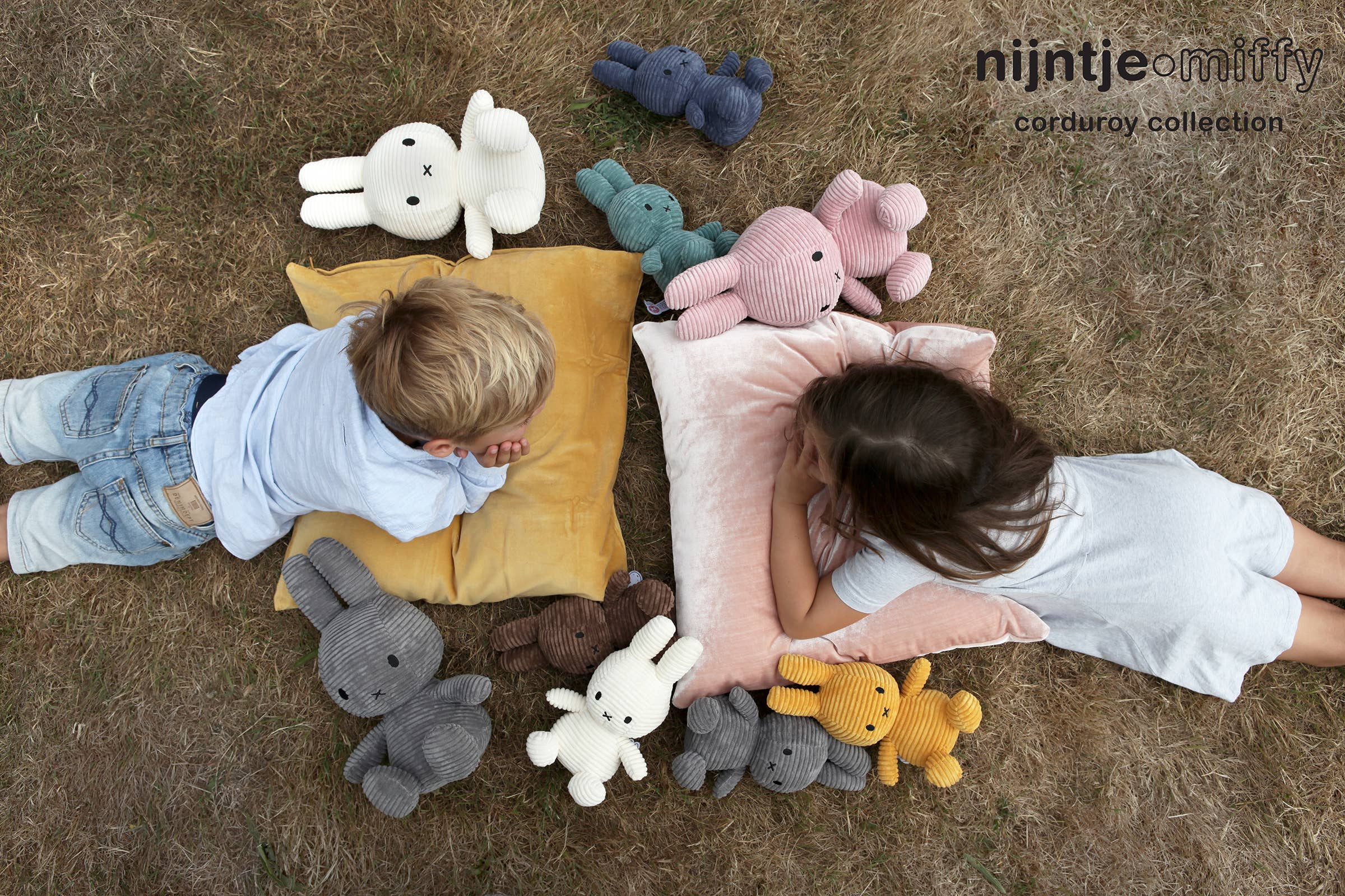 Miffy by S-c Brands – wholesale Stuffed/plush toy – Kids & baby – Miffy Corduroy ECO Grey 23cm3