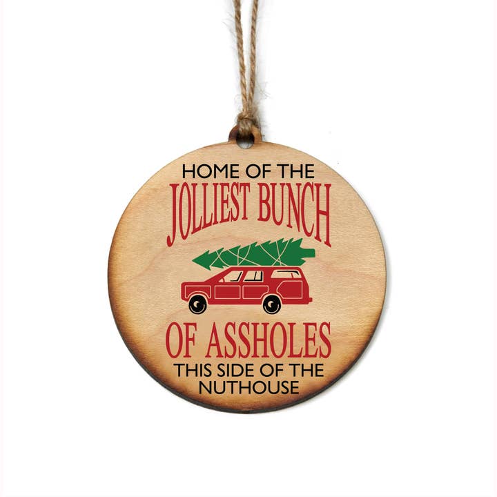 Driftless Studios - Wholesale Ornament Set - Jolliest Bunch Of Christmas Ornaments - Christmas Decor