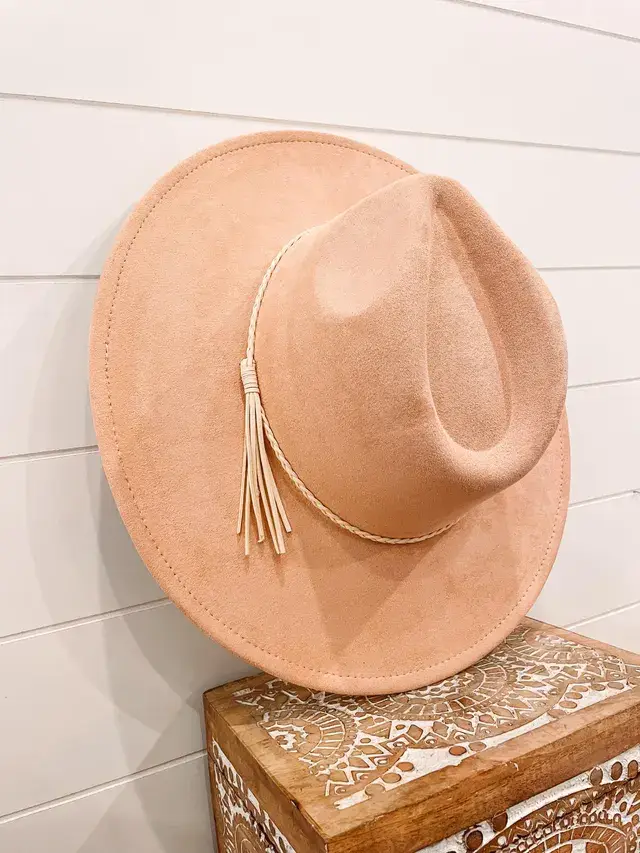 Willie & Dolly Designs - Wholesale Fedora - Women's - Blank Vegan Suede Hat10