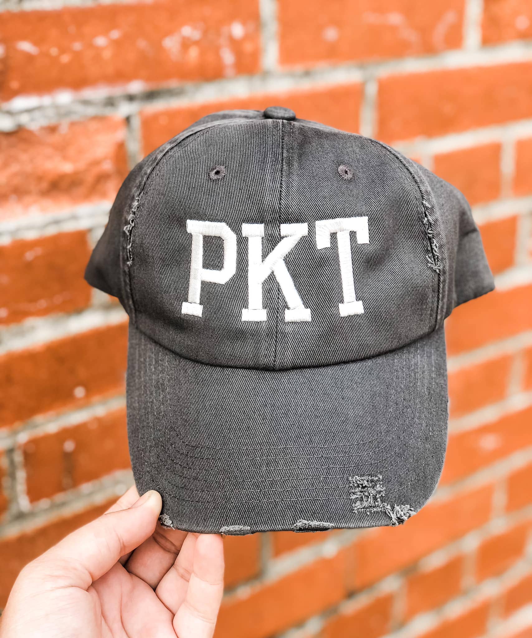 Small Town Society Apparel Co. - Wholesale Baseball Cap - Women's - CUSTOM VINTAGE VARSITY STYLE HAT12