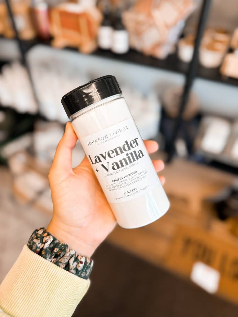 Johnson Livings LLC – Großhandel Teppichreiniger – Lavendel-Vanille-Teppichpulver