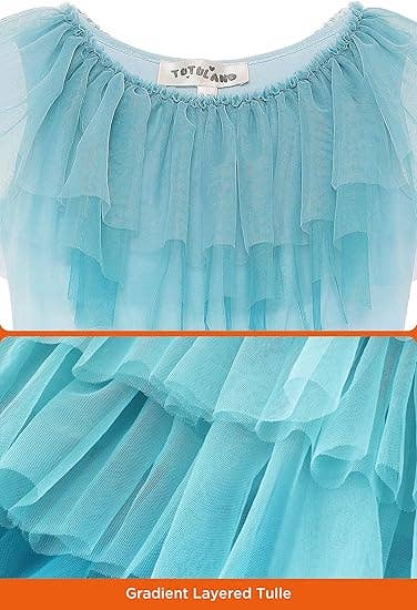 Tutuland - Wholesale Dress - Kids - Gradient Tiered Tulle Fairy Princess Dress10