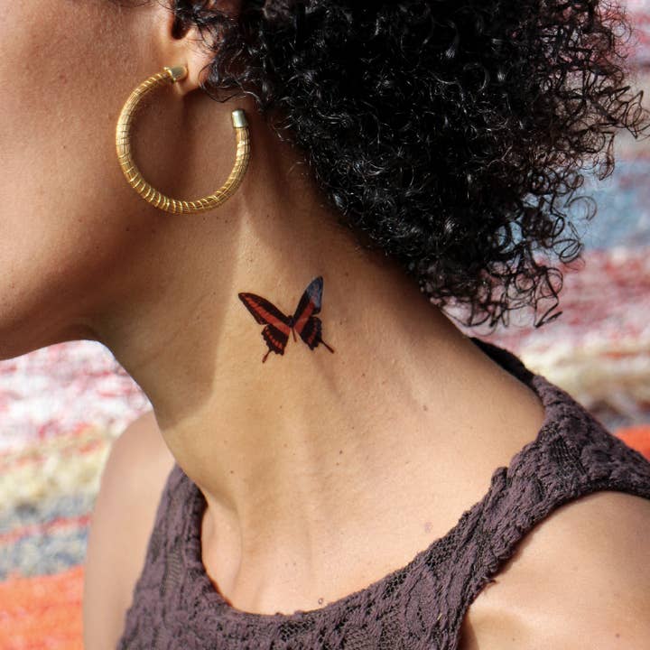Kapris - Wholesale Temporary Tattoo - Tatouages temporaires - WILD RED