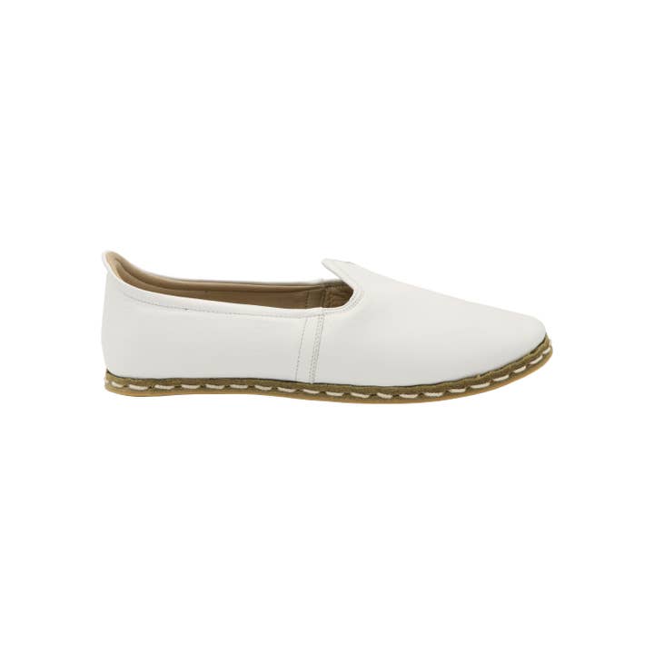 Gizze - Wholesale Slip On Sneakers - Women's - Classic Leather - White